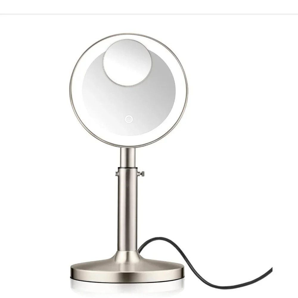 Conair Lighted Makeup Mirror, LED Vanity Mirror, 1X/5X Magnifying Mirror